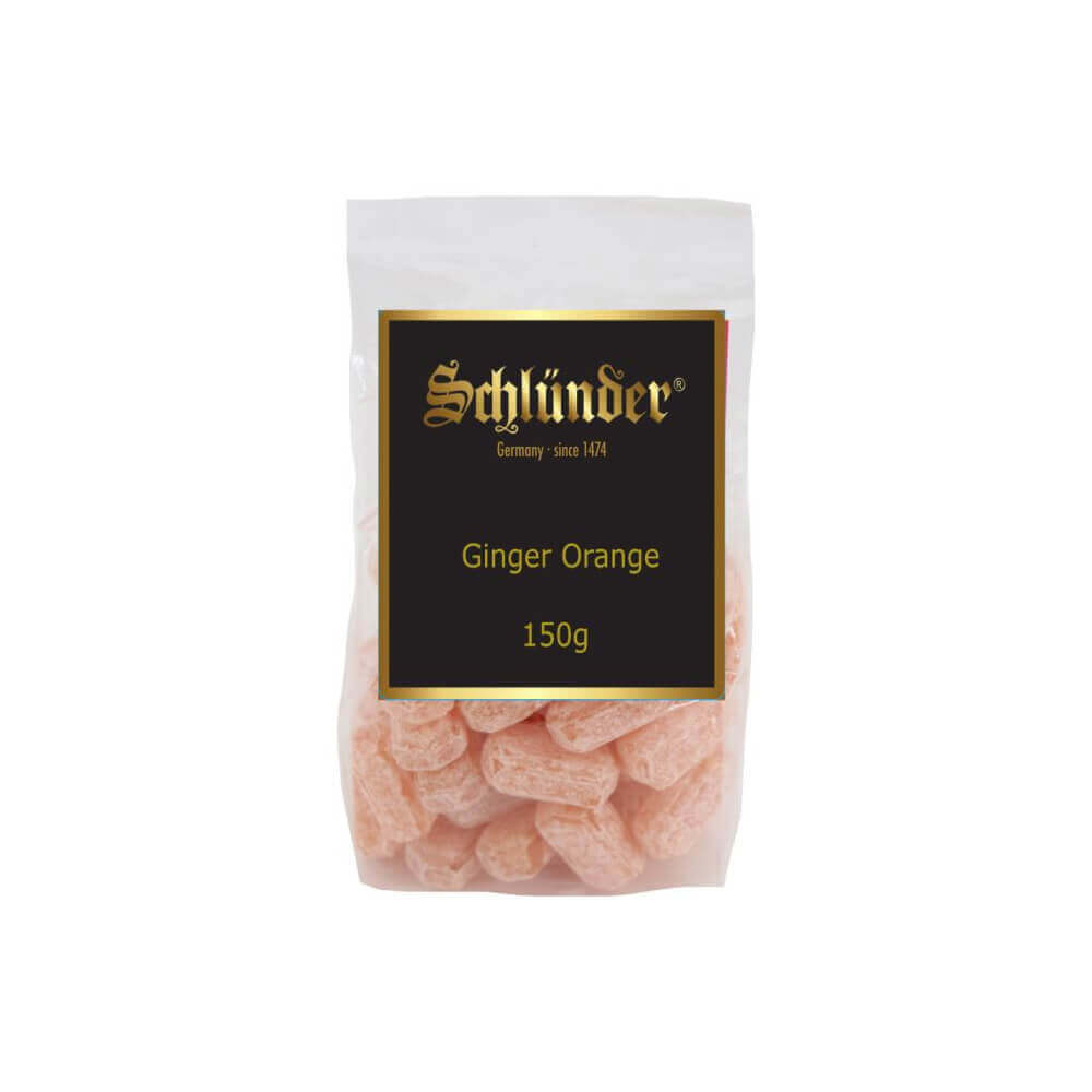 Schlunder Ginger And Orange Hard Candy 150g